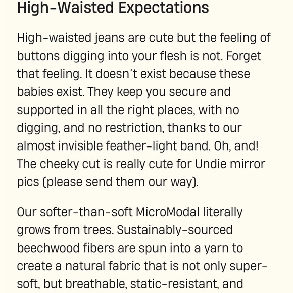 NIP MeUndies FeelFree High-Waisted Cheeky Sz Small in Cozy Bears - Picture 6 of 9